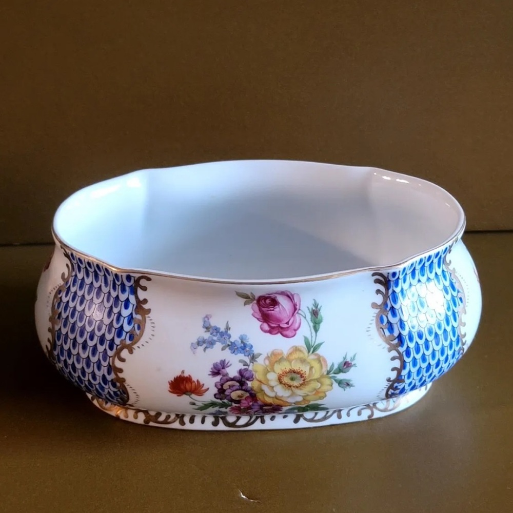 Heirloom Bowl Decorative Like Box for Jewelry Multi-colored